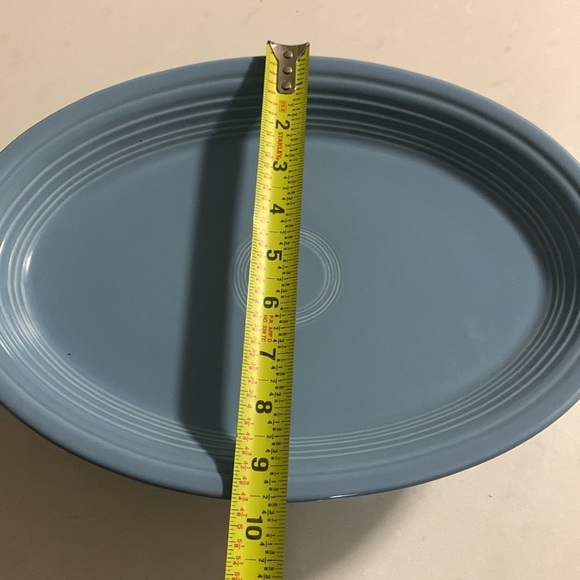 FIESTA Serving Plate Blue 9.6” by 13.5” - Picture 6 of 11
